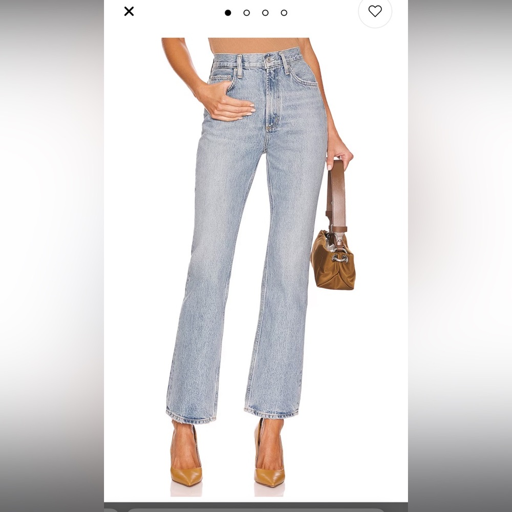 Agolde Vintage boot high rise rigid denim